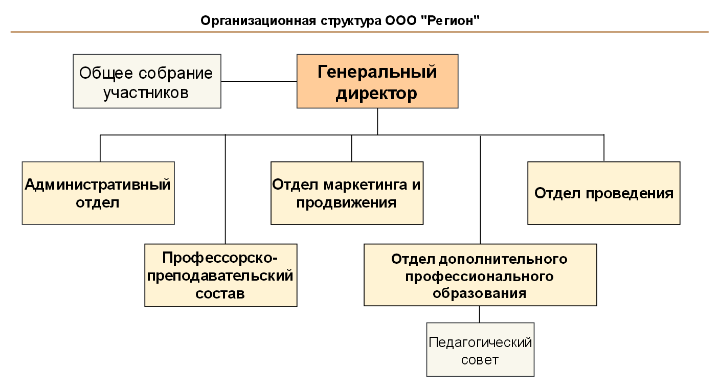 Структура и органы управления | ООО «Регион»